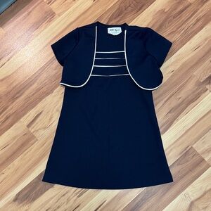Navy Blue Kids Casual Dress